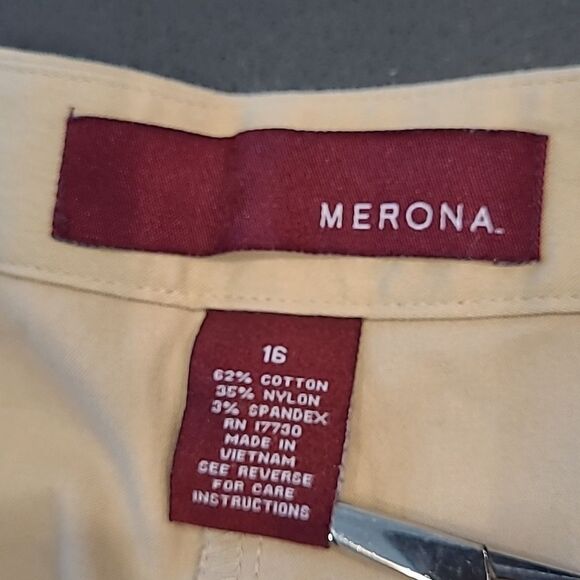 Merona sz 16 bundle of 2 pr cuffed pants - Picture 7 of 11